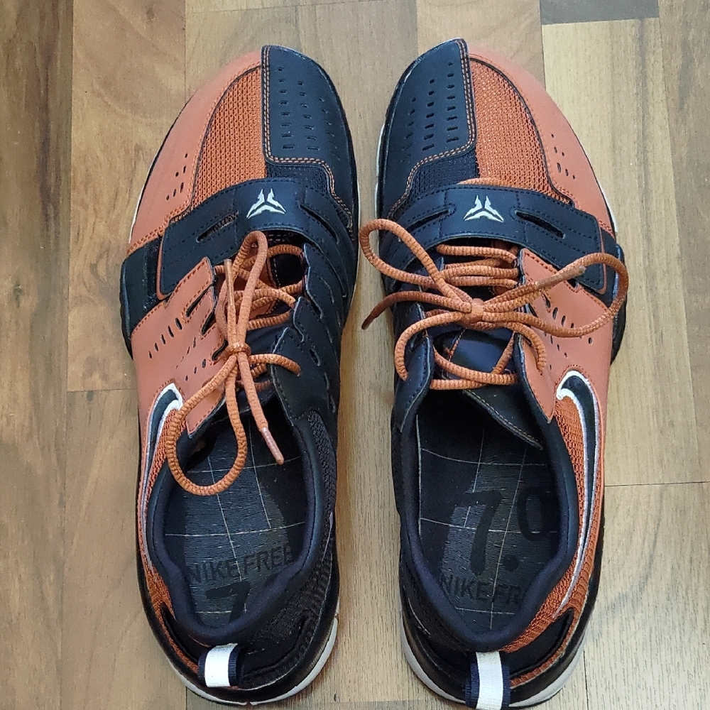 *NEW* Nike Free 7.0 Men's Black and Orange Athletic Shoes